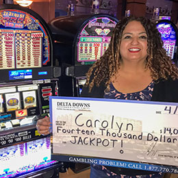Carolyn - Winner at Delta Downs