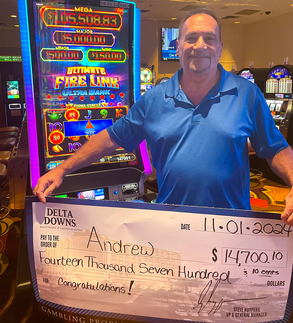 Winner Andrew S. $14,700