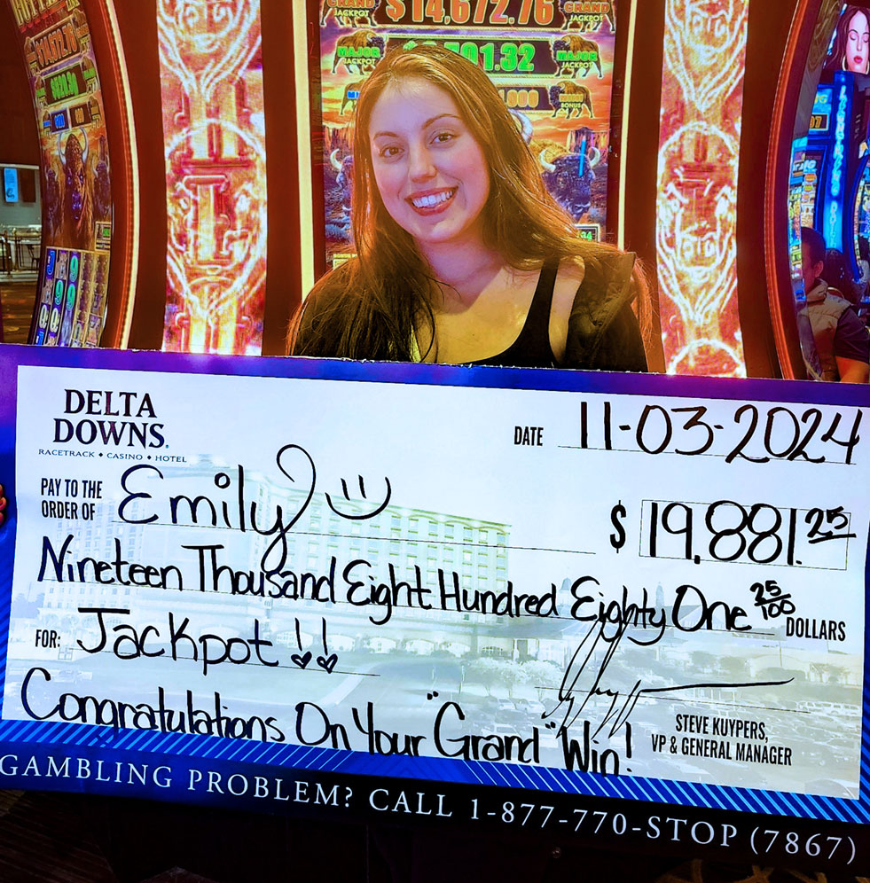 Winner Emily M. $19,881