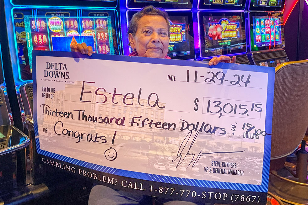 Winner Estella C. $13,015