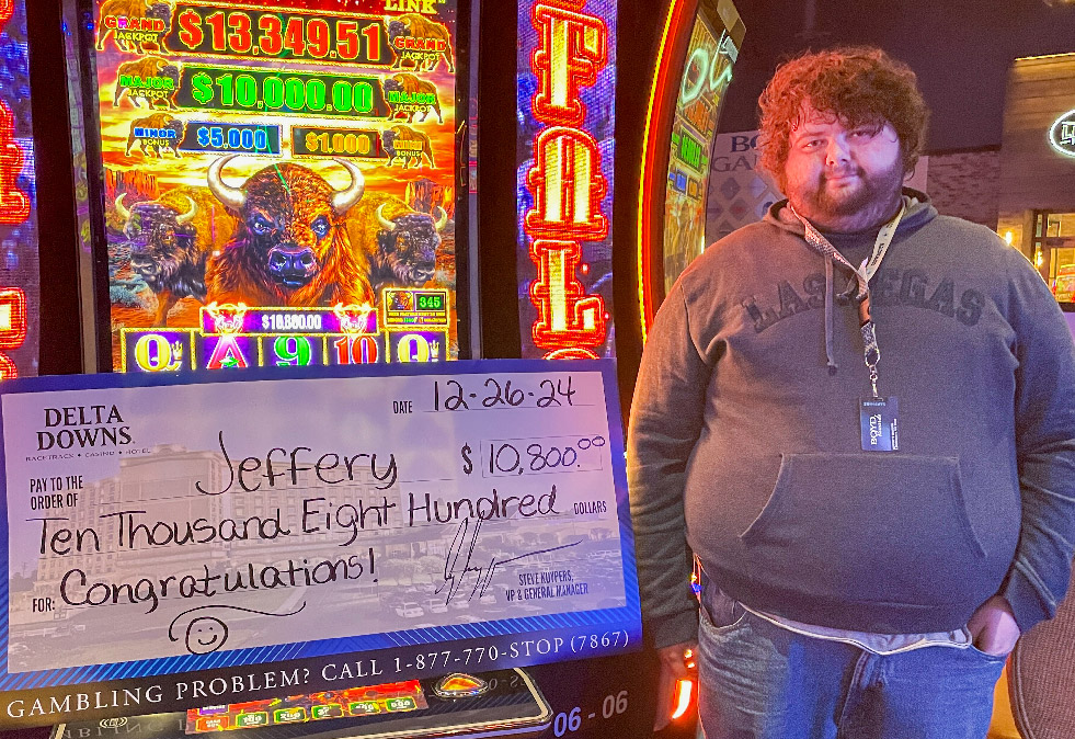 Winner Jeffrey $10,800