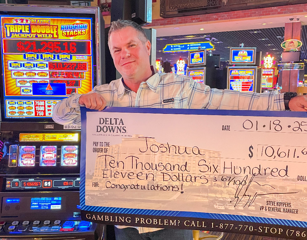 Winner Joshua D. $10,611