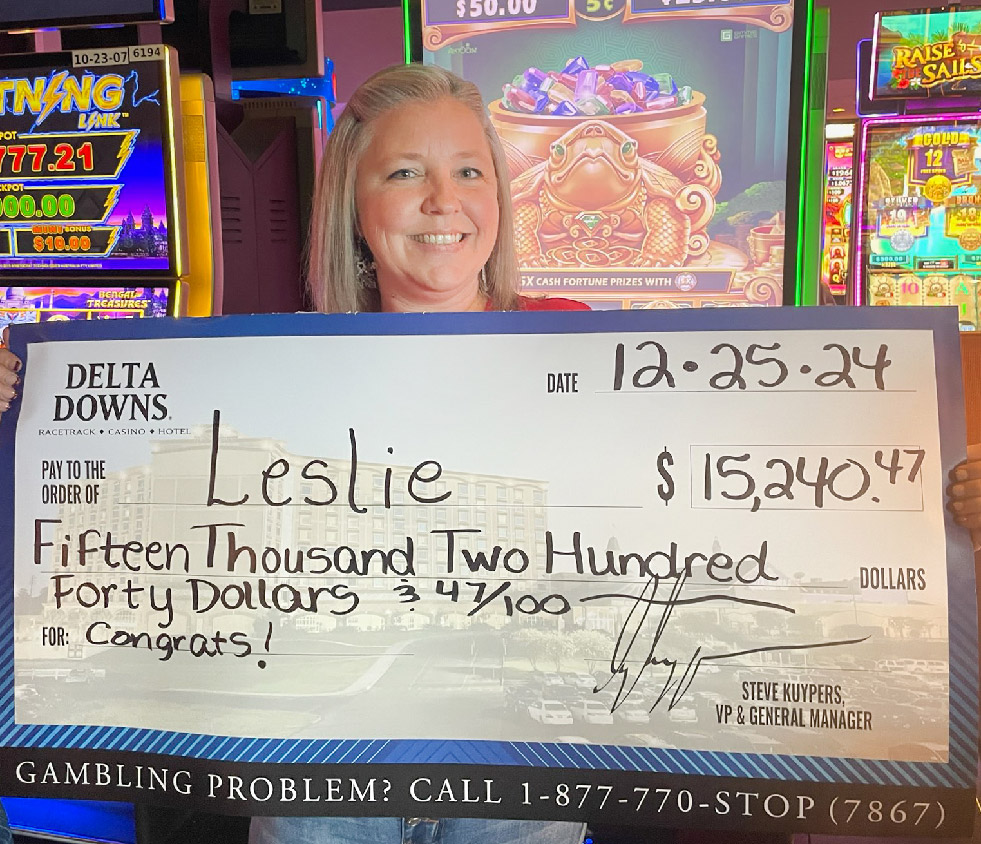 Winner Leslie H. $15,240