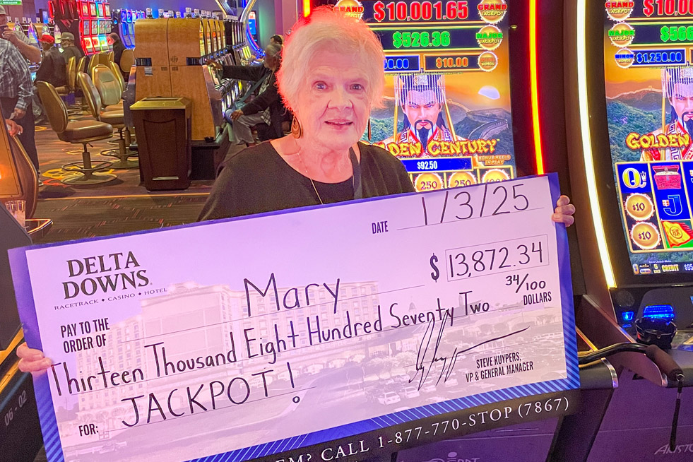 Winner Mary D. $13,872