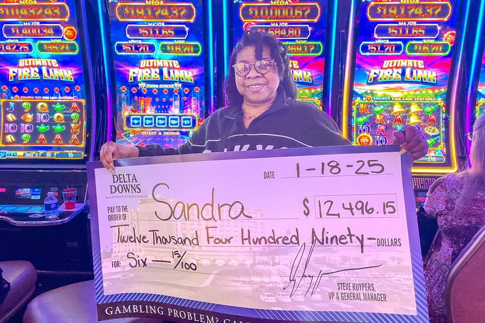 Winner Sandra S. $12,496