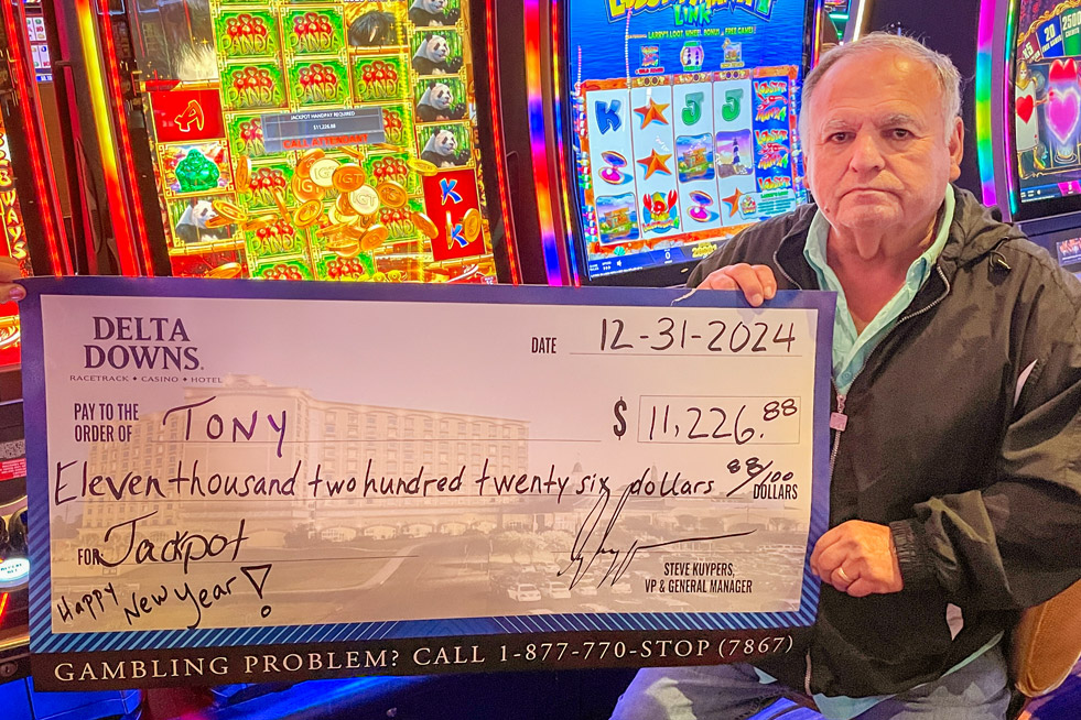 Winner Tony E. $11,226