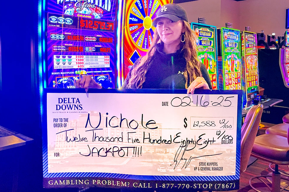 Winner Nichole J. $12,588