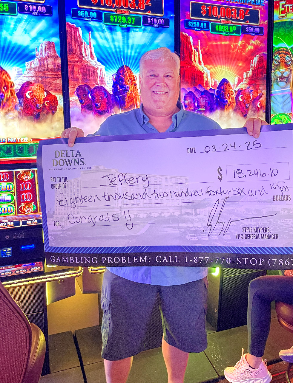 Jackpot Winner Jeffery B.