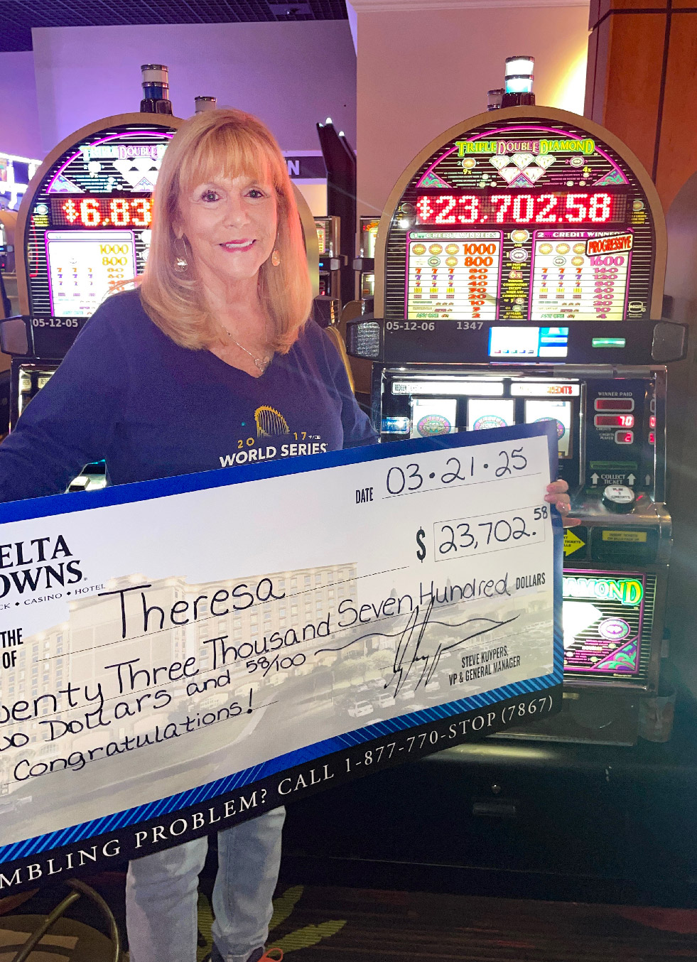 Jackpot Winner Theresa K.