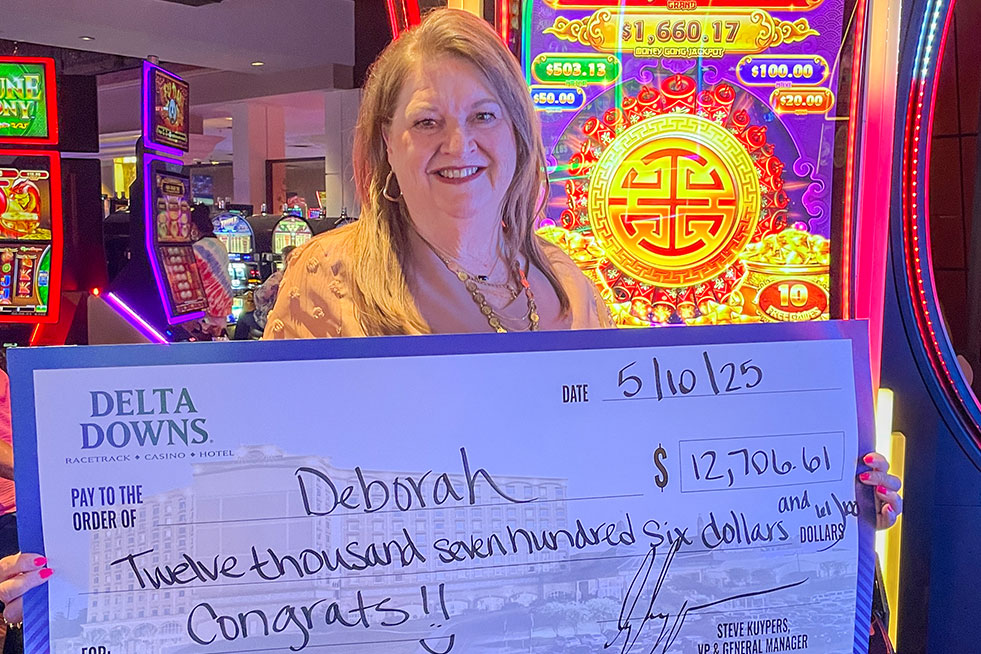 deborah is a casino winner