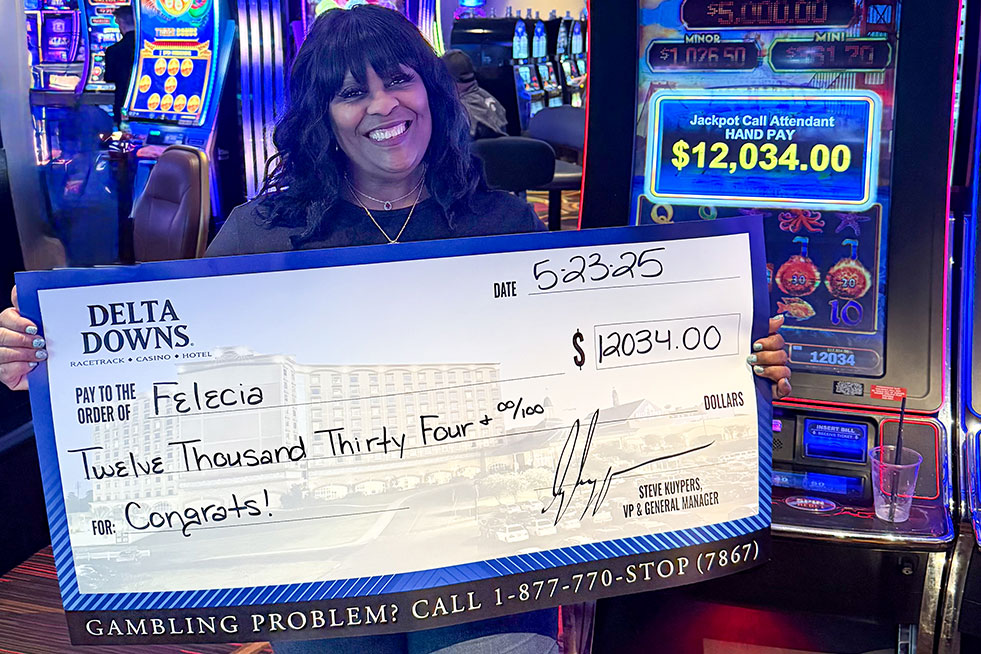 felecia is a casino winner