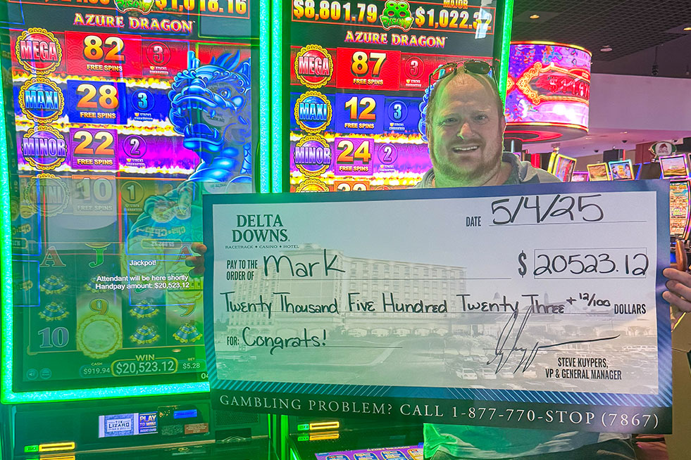 mark is a casino winner