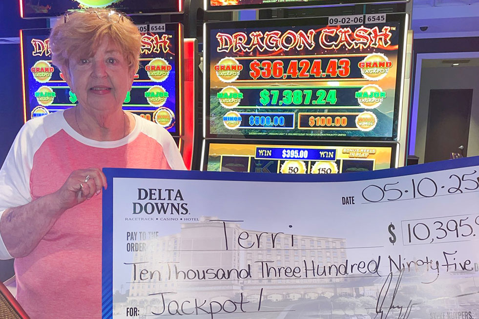 terri is a casino winner