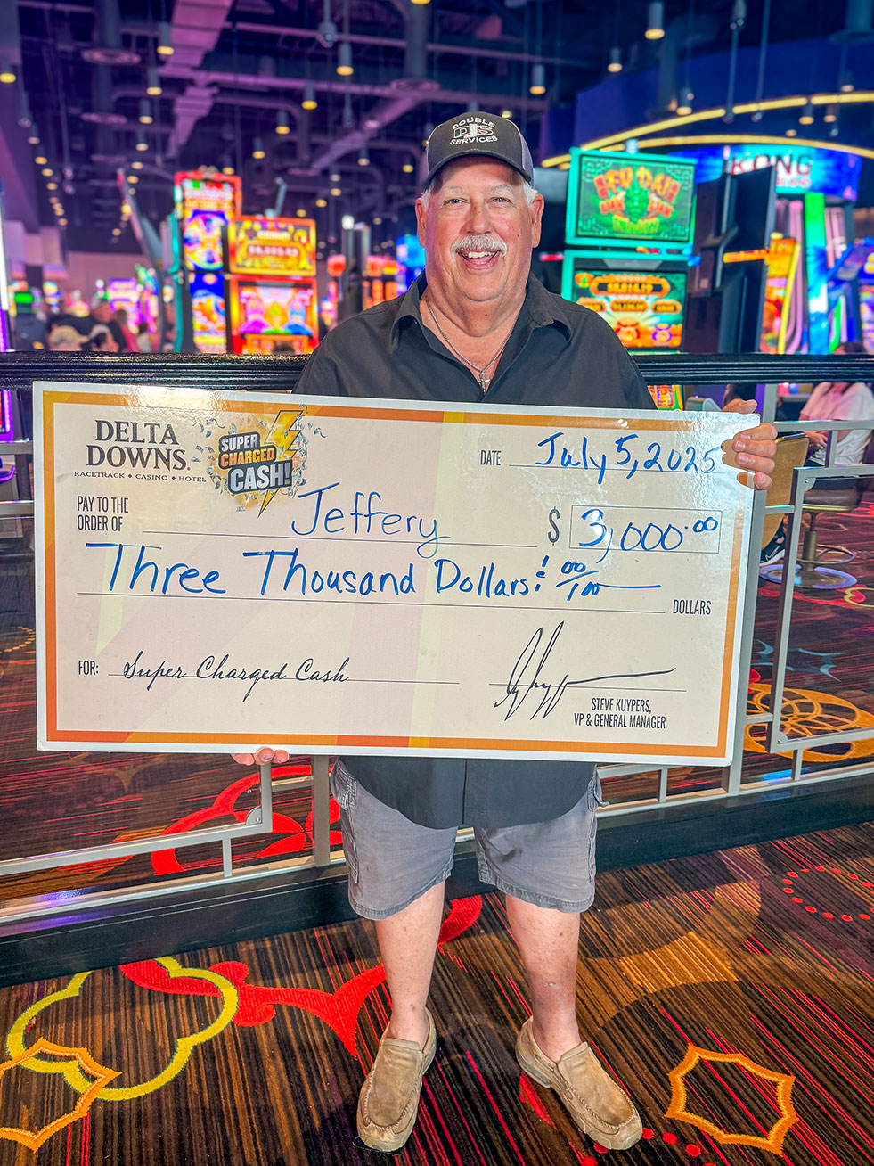 Jackpot Winner Jeffery J. $3,000