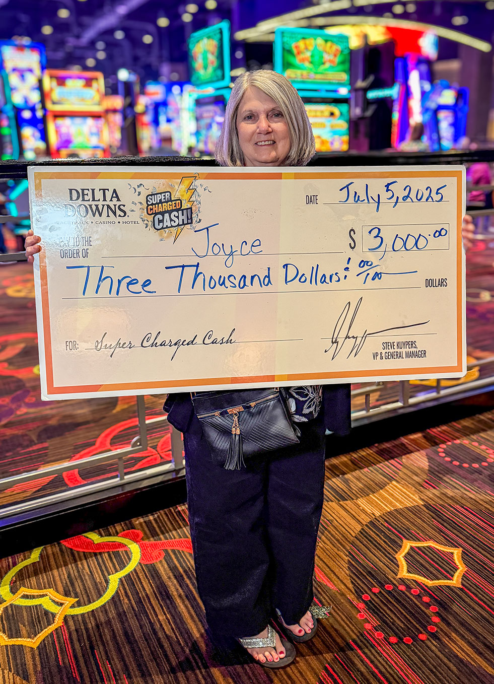 Jackpot Winner Joyce G. $3,000