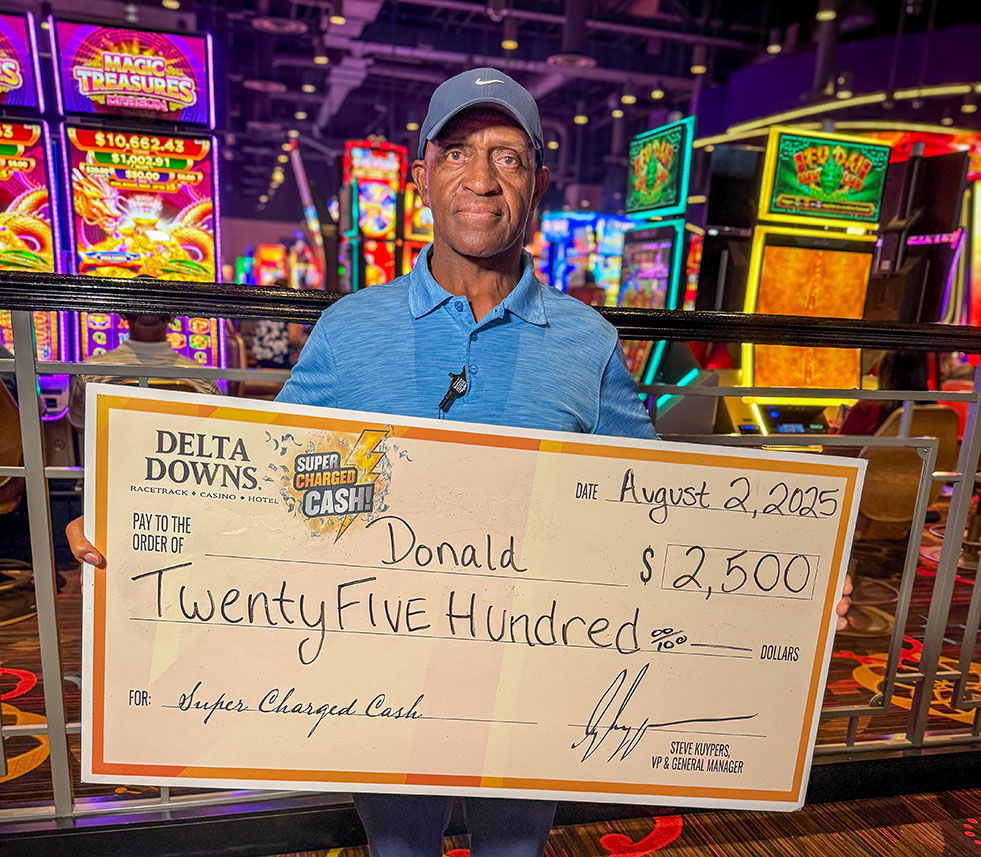 Jackpot Winner Donald C. $2,500