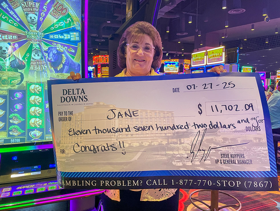 Jackpot Winner Jane H. $11,702