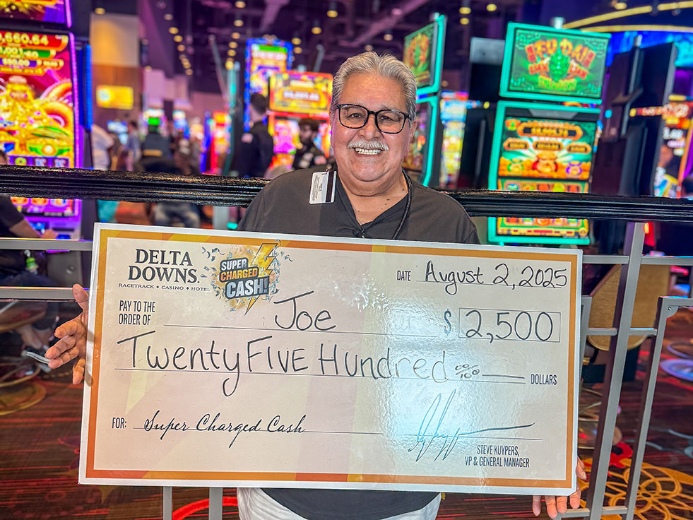 Jackpot Winner Joe C. $2,500