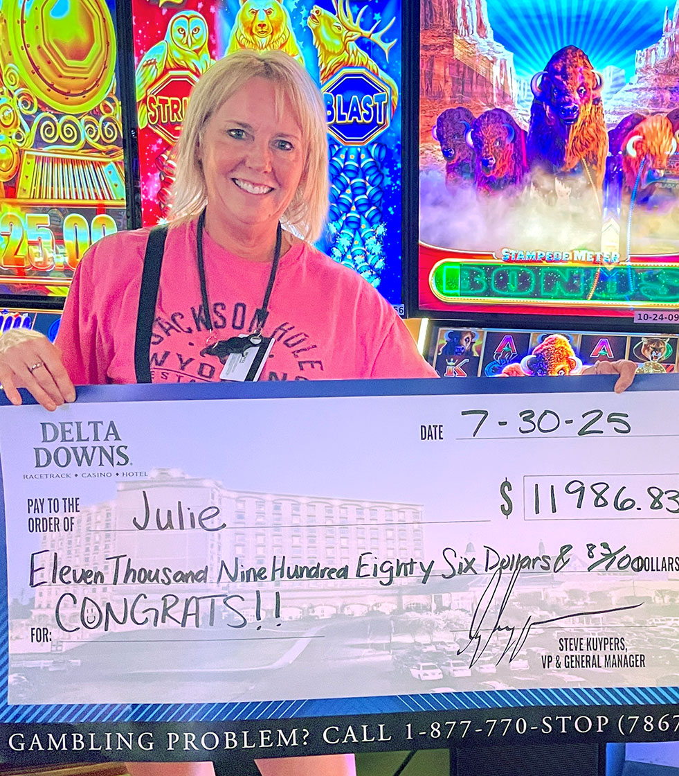 Jackpot Winner Julie J. $11,986