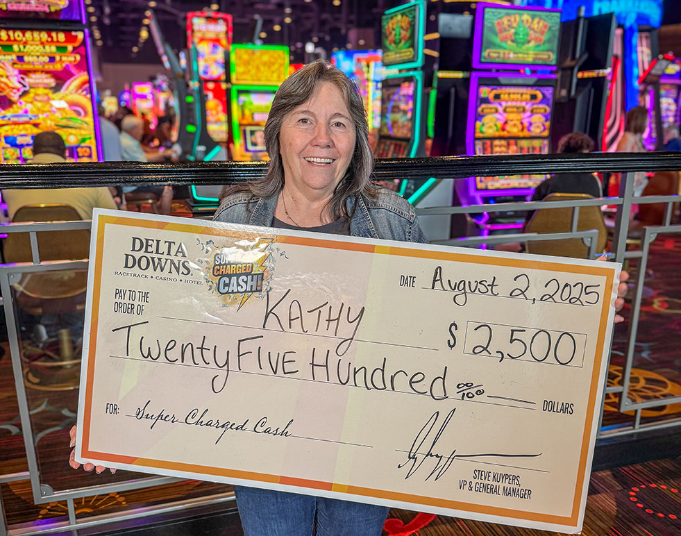Jackpot Winner Kathy P. $2,500