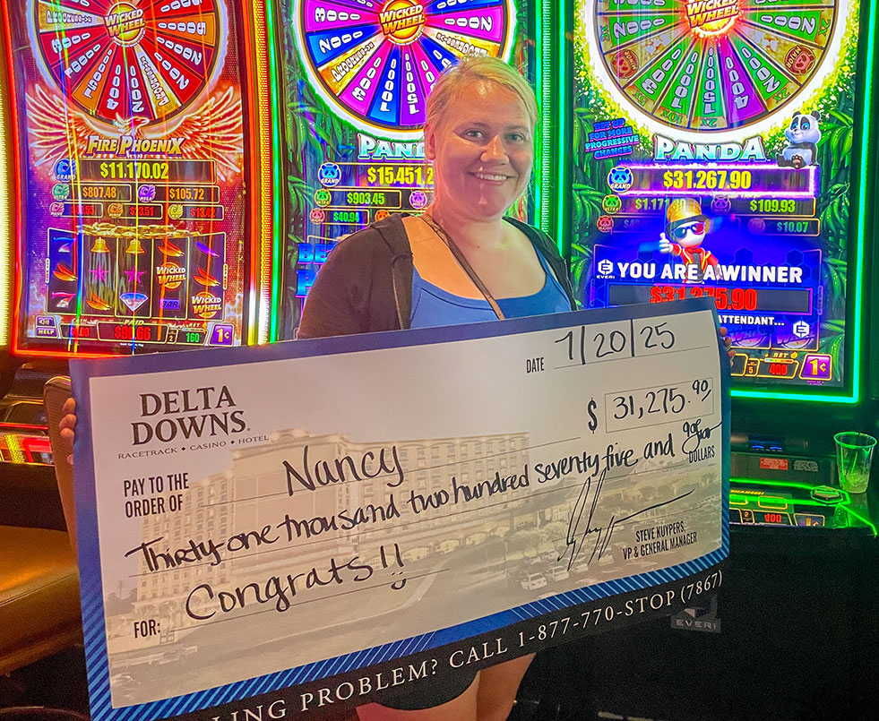 Jackpot Winner Nancy B. $31,275