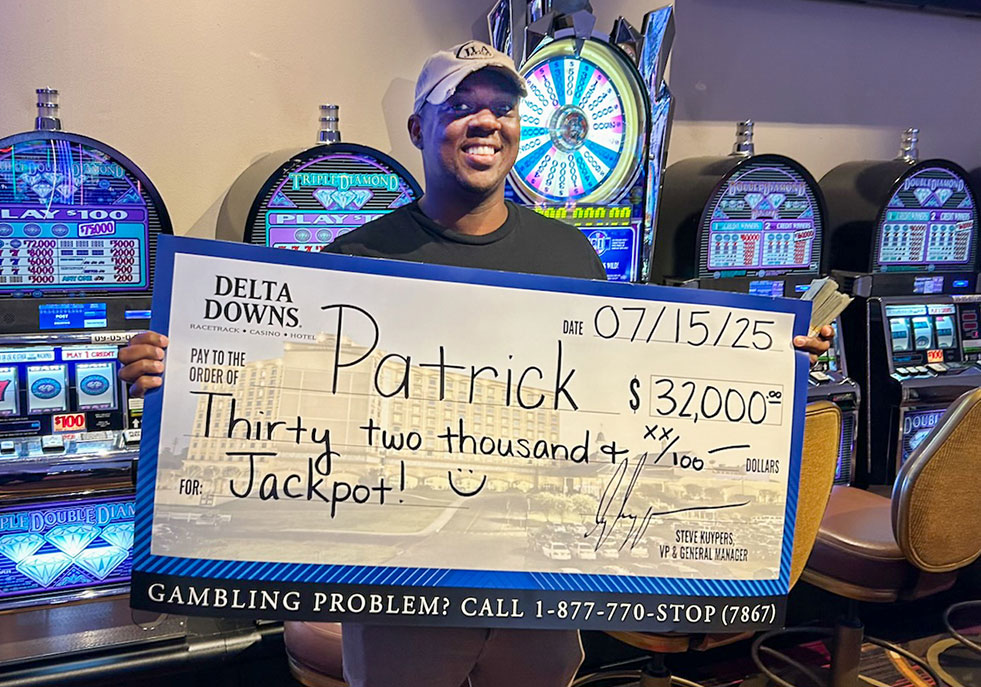 Jackpot Winner Patrick J. $32,000