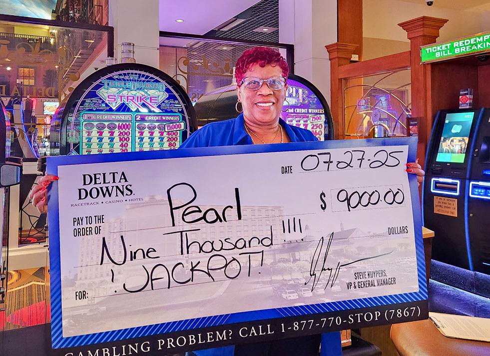 Jackpot Winner Pearl S. $9,000