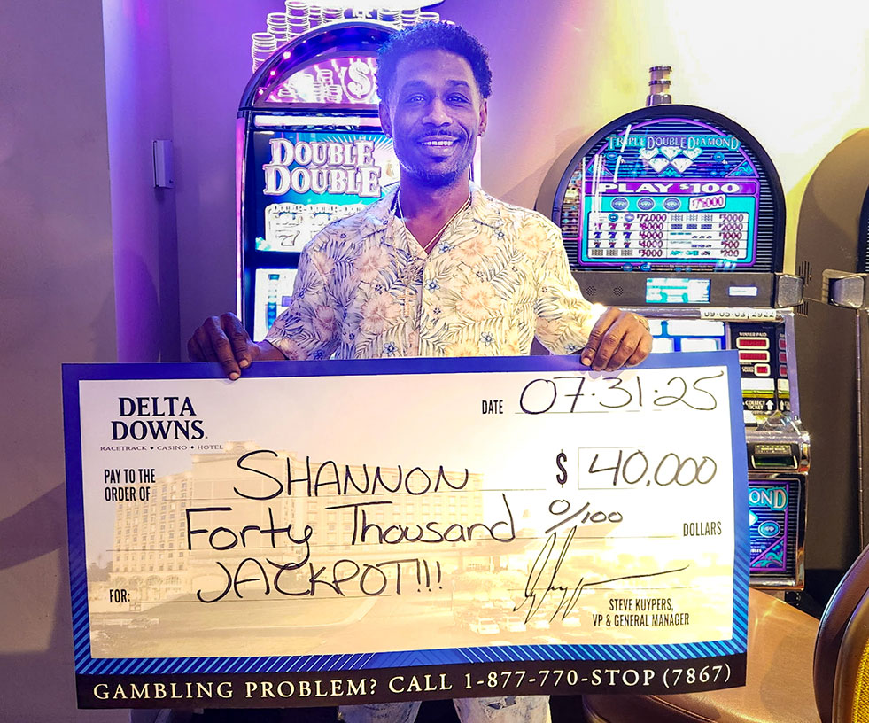 Jackpot Winner Shannon S. $40,000