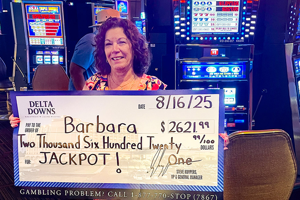 casino winner with check