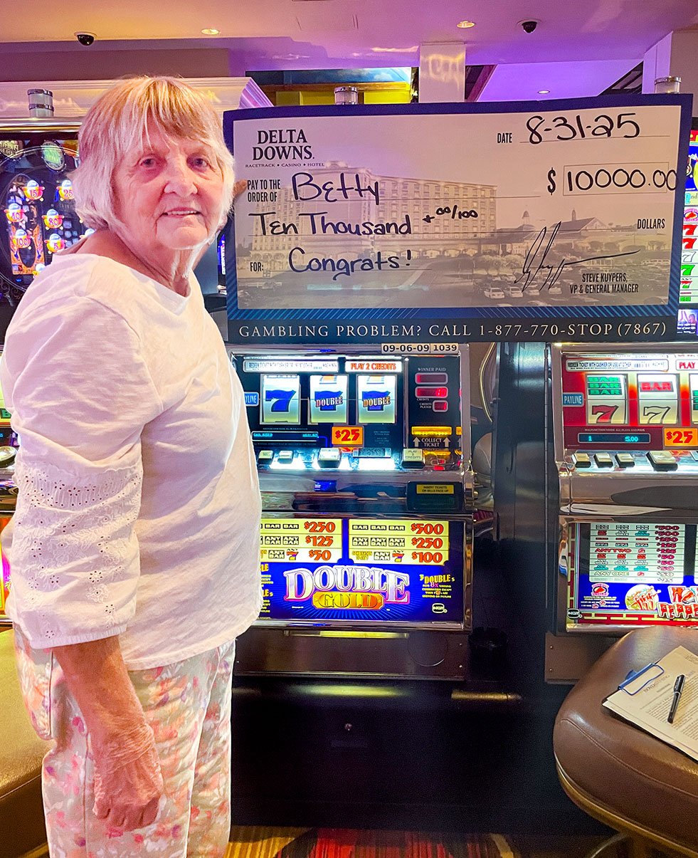 Jackpot Winner Betty S. $10,000