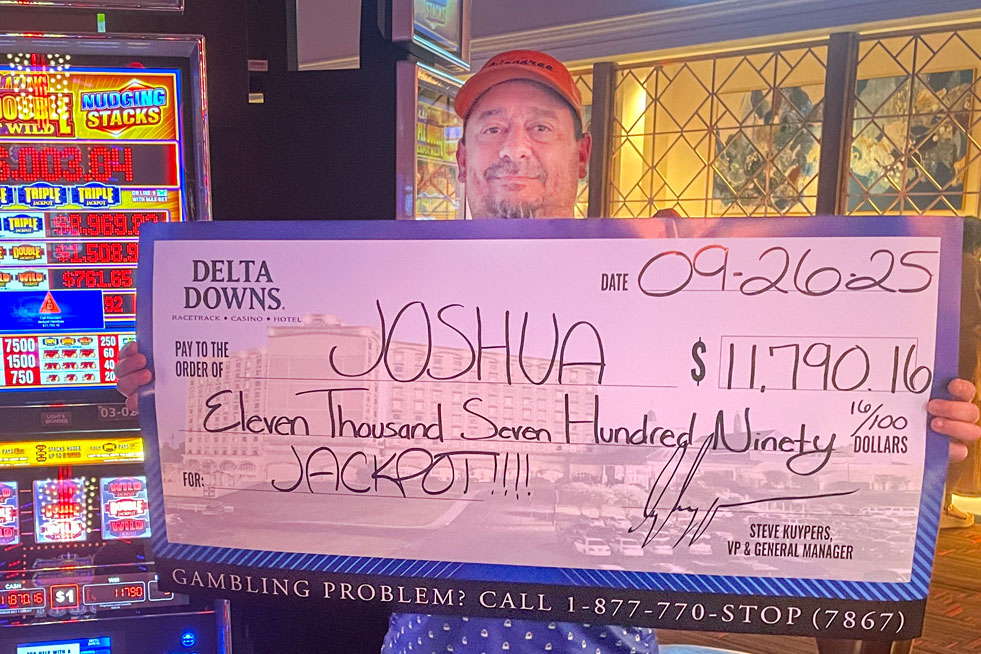 Jackpot Winner Joshua S. $11,790
