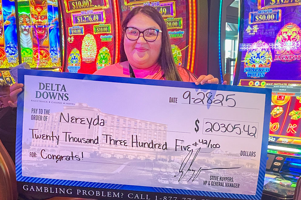 Jackpot Winner Nereyda M. $20,305