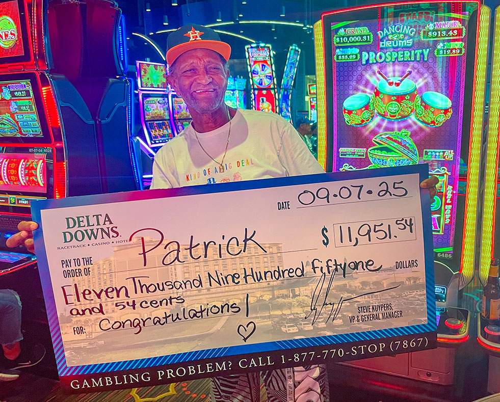 Jackpot Winner Patrick S. $11,951