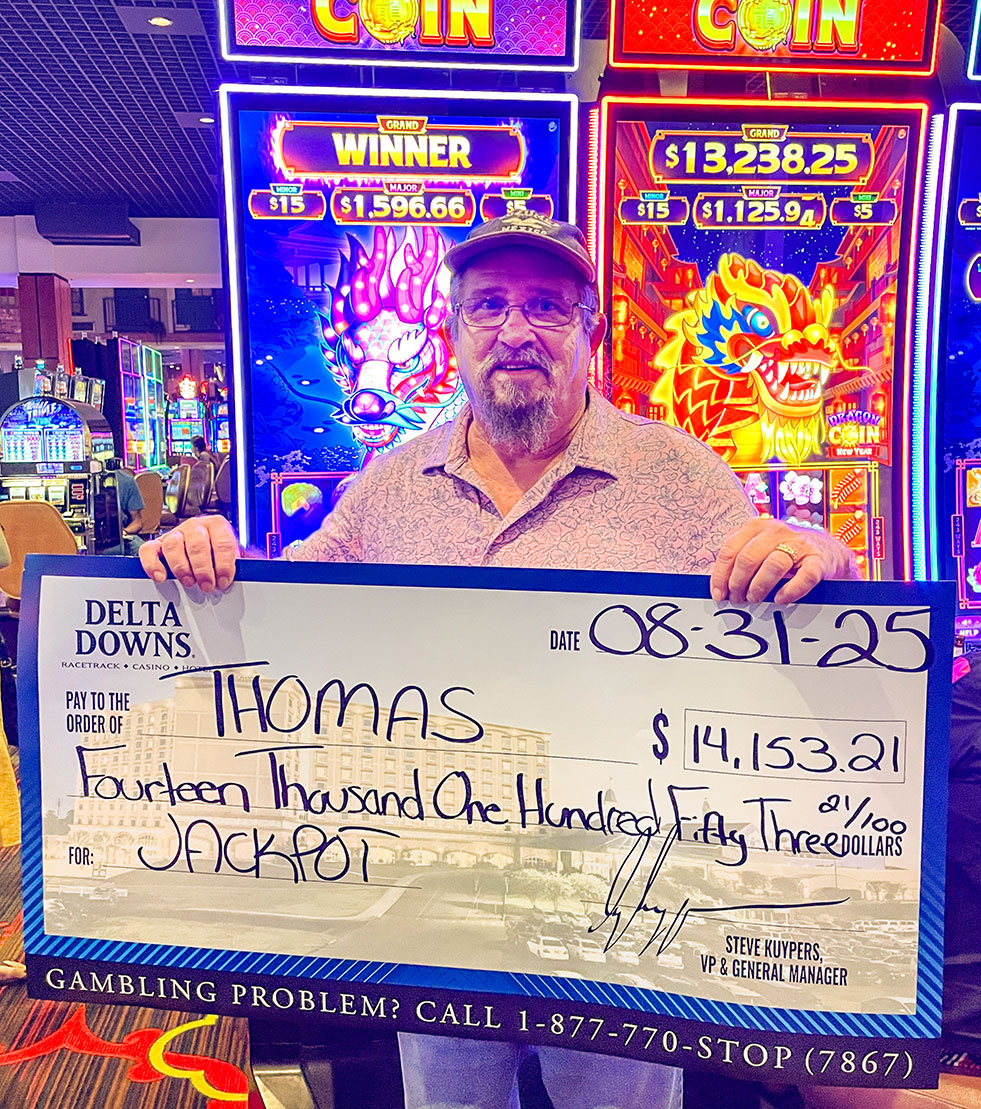 Jackpot Winner Thomas C. $14,153
