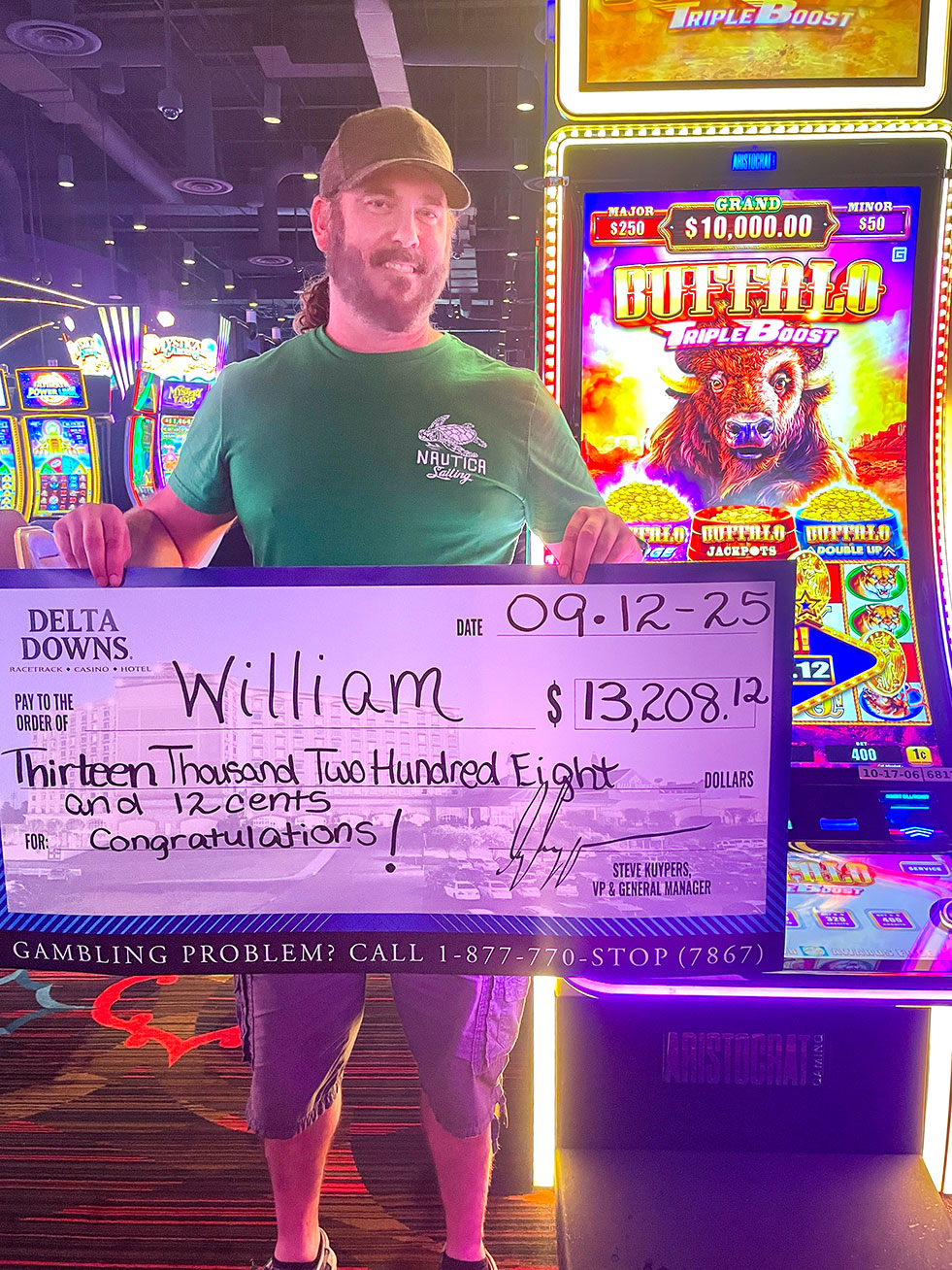 Jackpot Winner William M. $13,208