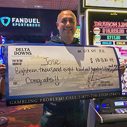 Jose - Winner at Delta Downs