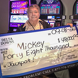Mickey - Winner at Delta Downs