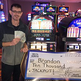 Brandon - Winner at Delta Downs