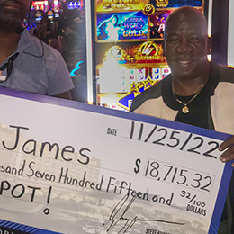 James - Winner at Delta Downs