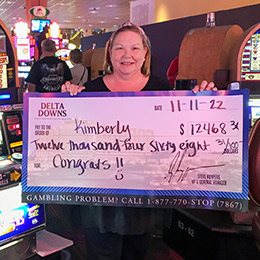 Kimberly - Winner at Delta Downs