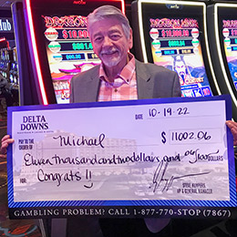 Michael - Winner at Delta Downs