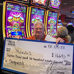 Morris - Winner at Delta Downs