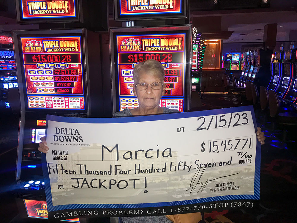 Marcia R - Winner at Delta Downs